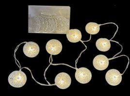 Luces led x 10 objetos BOCHA + tira 20 luces
