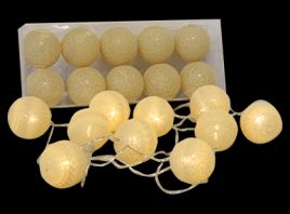 Luces led x 10 objetos natural + tira 20 luces