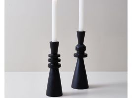 PORTAVELA TOLEDO DE MADERA SET X2 