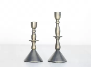 Set CANDELABRO LATÓN ANTIGUO