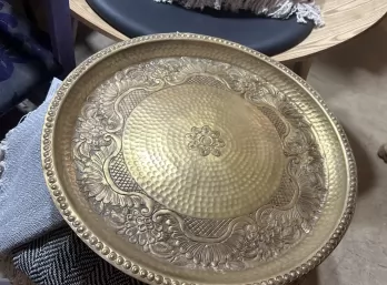 PLATO Martillado Bronce