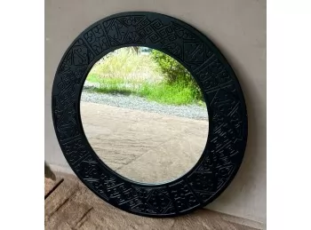 Espejo Agra negro