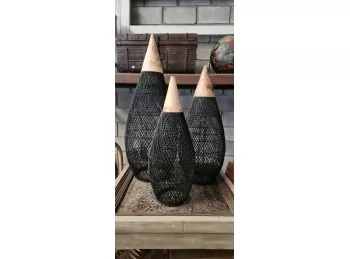 Lámpara Gota negra mediana 