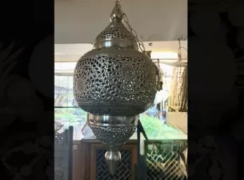 Lámpara Marruecos plata