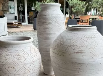 JARRON terracota alto