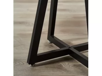 Mesas Auxiliar Hancock madera oscura x 2
