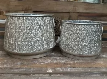 Maceta Silver grande
