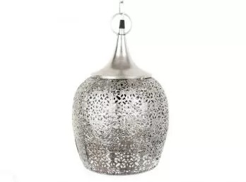 LAMPARA COLGANTE MARRUECOS PLATA